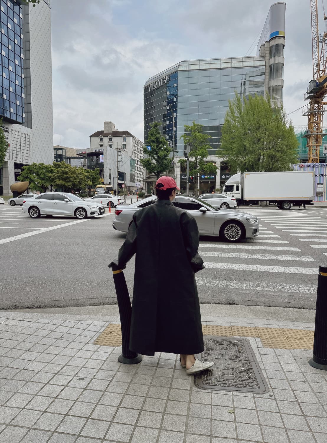 프로젝트지알 project gr 그레일즈  에코 레더 샘플 코트 상품이미지4