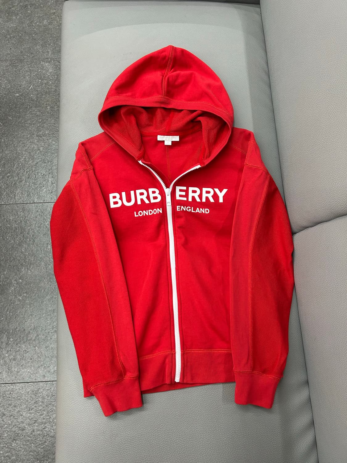 버버리 로고 프린팅 후드 집업(14세/루즈55,66) 상품이미지3