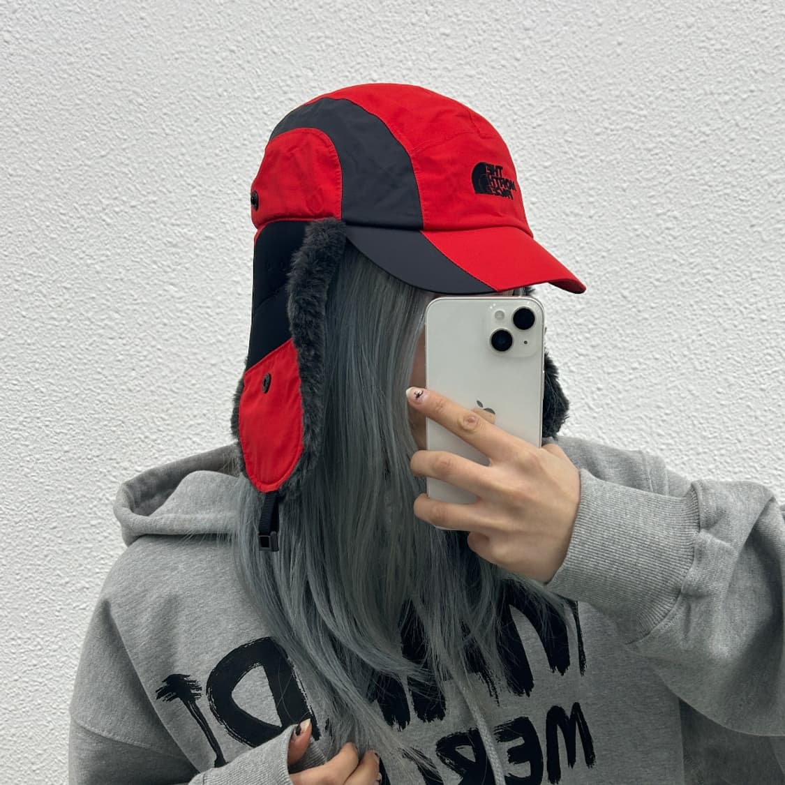 노스페이스 레드 군밤모자 상품이미지3