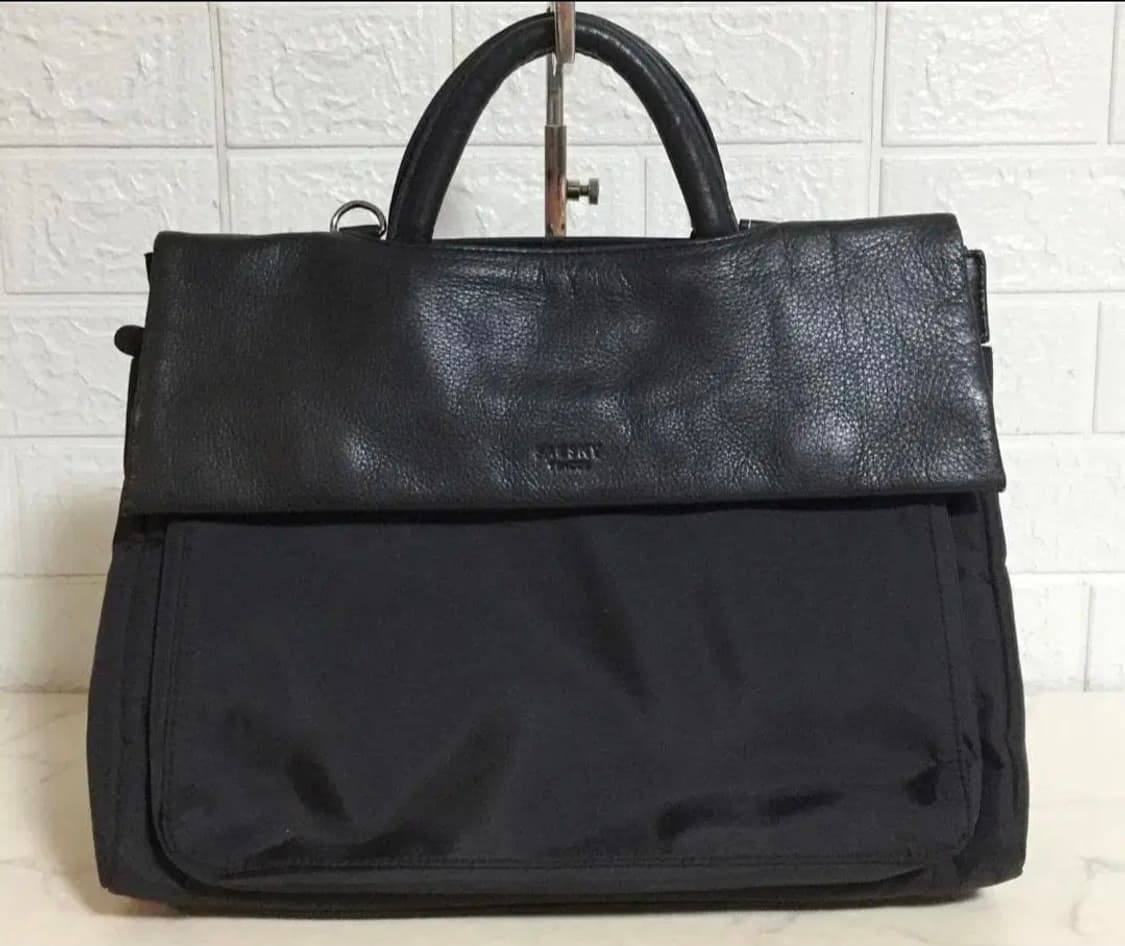 요지 야마모토 Y'SACCS 소가죽 나일론 토트백 상품이미지1