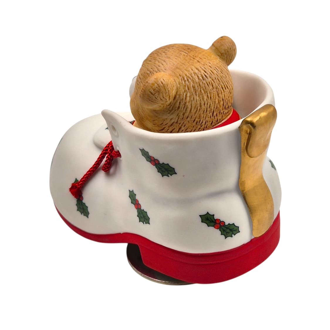 00s 세토 크리스마스 부츠 베어 도자기 오르골 상품이미지3