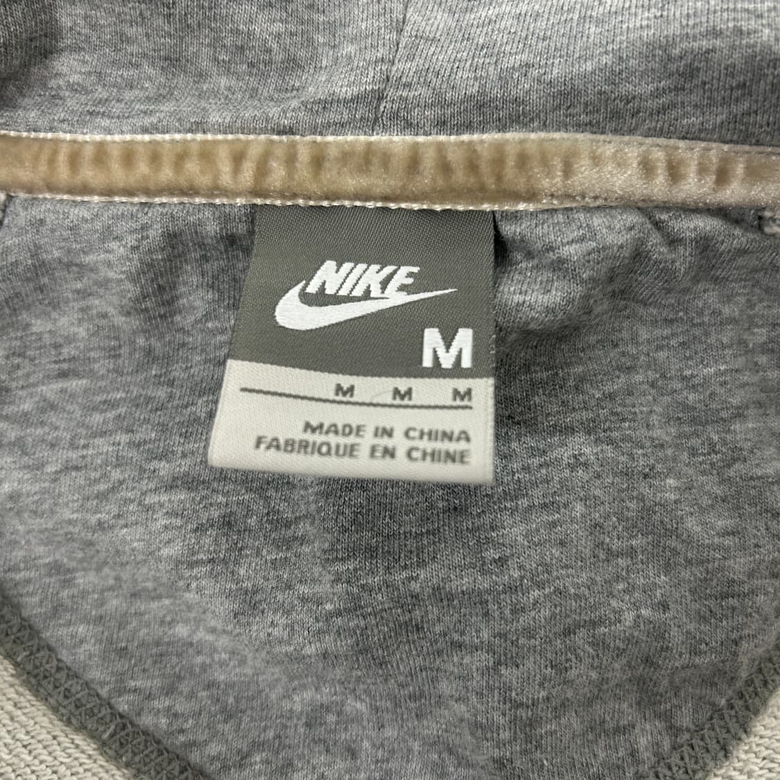 00s 나이키 스펠아웃 그레이 후드집업 상품이미지6