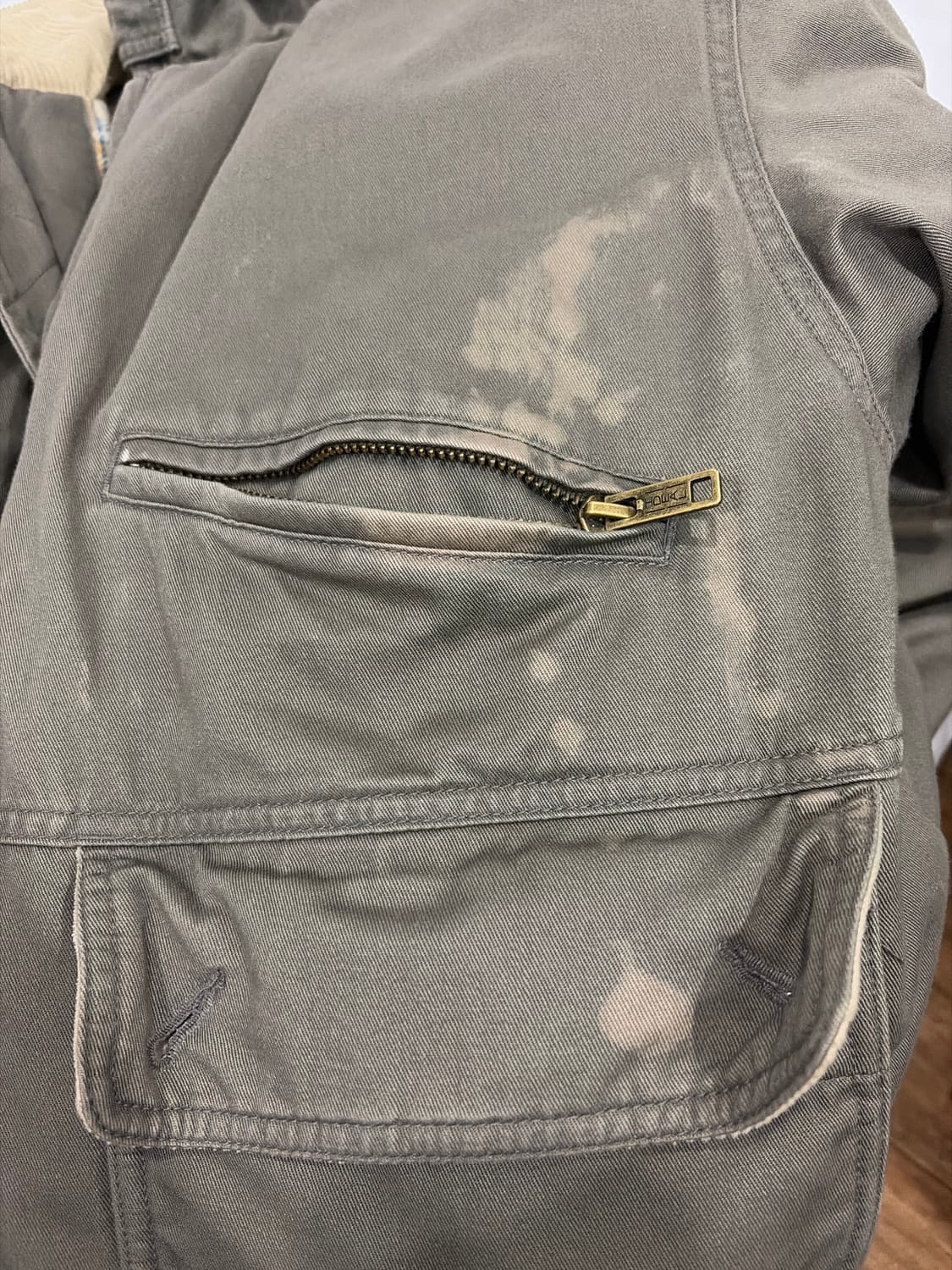 카키스 khakis 하버 다운 자켓 카키 s 스몰 상품이미지3