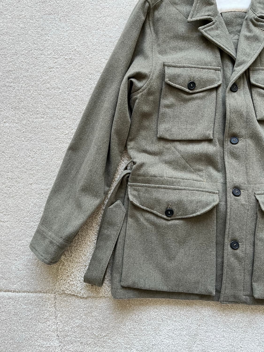 이스트하버서플러스 울 사파리 자켓 (105) 상품이미지4