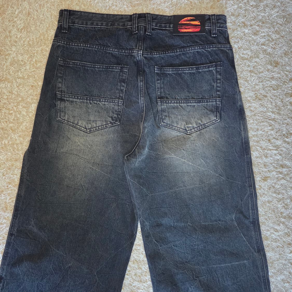 미드선 워싱 데님 팬츠 상품이미지7