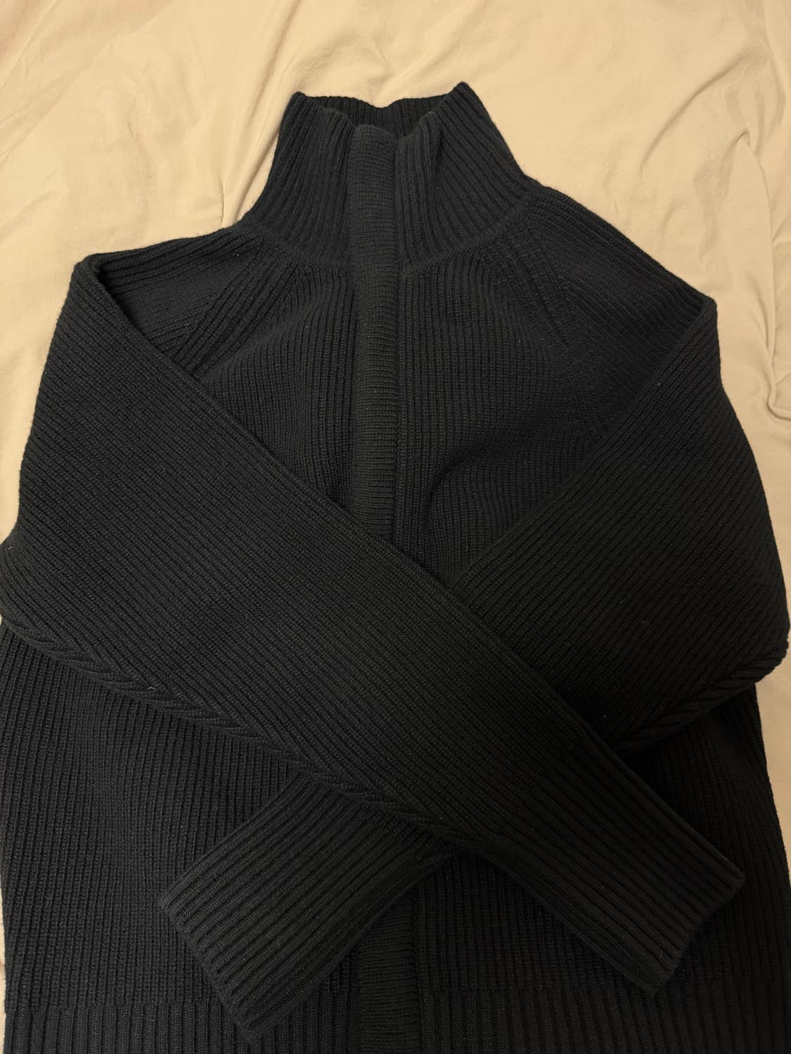 토니웩 메리노 울 집업 니트 판매합니다 상품이미지1