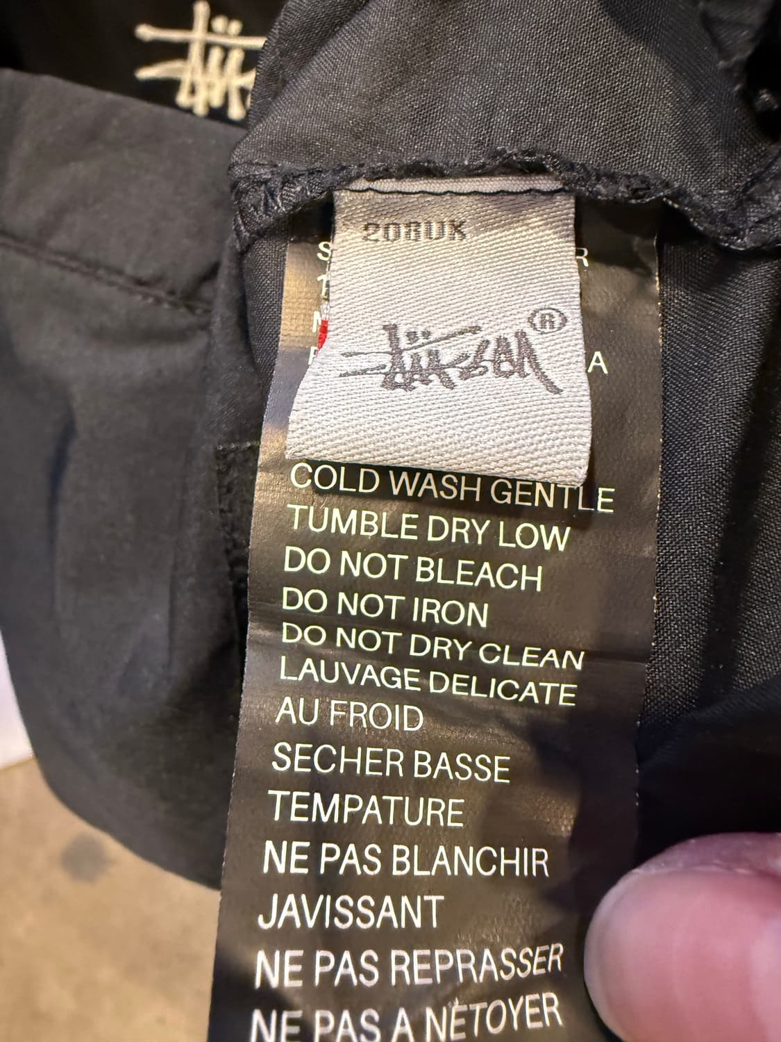 스투시 네이비 레글런 바람막이 상품이미지5