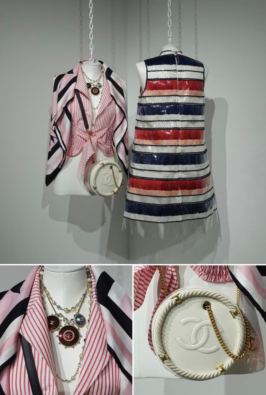 [정품] 샤넬 AS0075 크럼블 카프스킨 앙 보그 라운드 사첼백 시즌백 상품이미지8