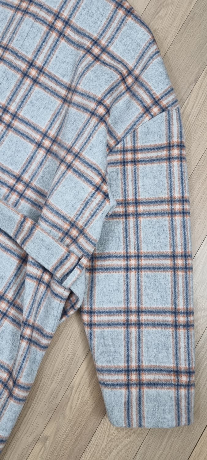 쇼트벗스터닝 한연아 울90% 오버핏  코트 S _ 여성 상품이미지8