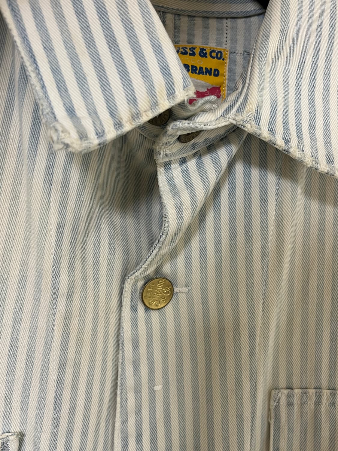 리바이스빈티지클로딩 LVC1917 Sun Worn 히코리 색코트 L 상품이미지2