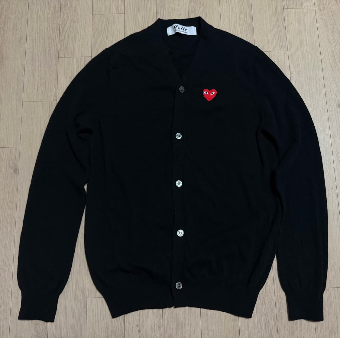 꼼데가르송(Comme des Garçons PLAY) 하트로고 가디건 X 상품이미지2