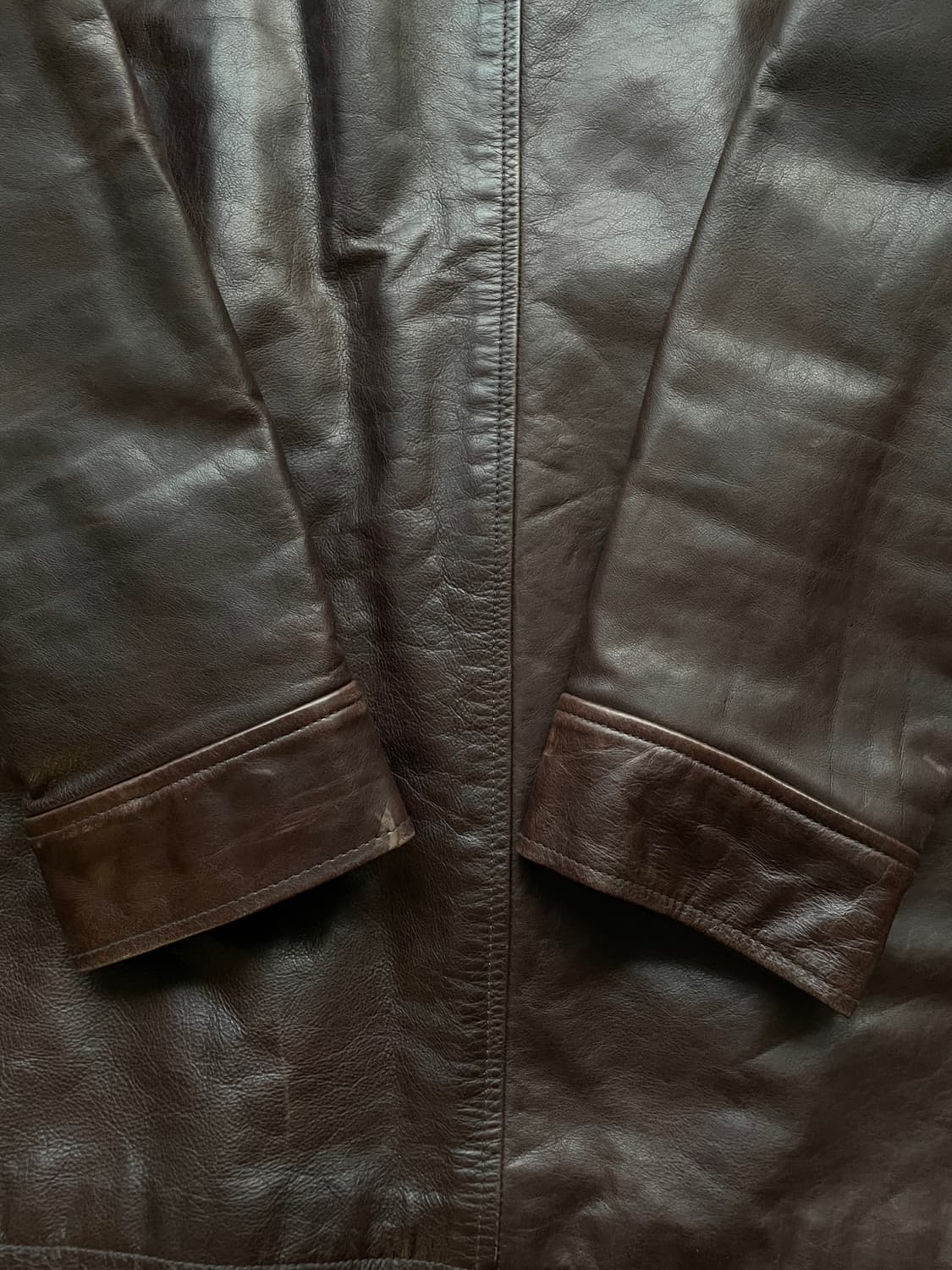 90s 올드갭 레더 카코트 브라운 gap carcoat 상품이미지8