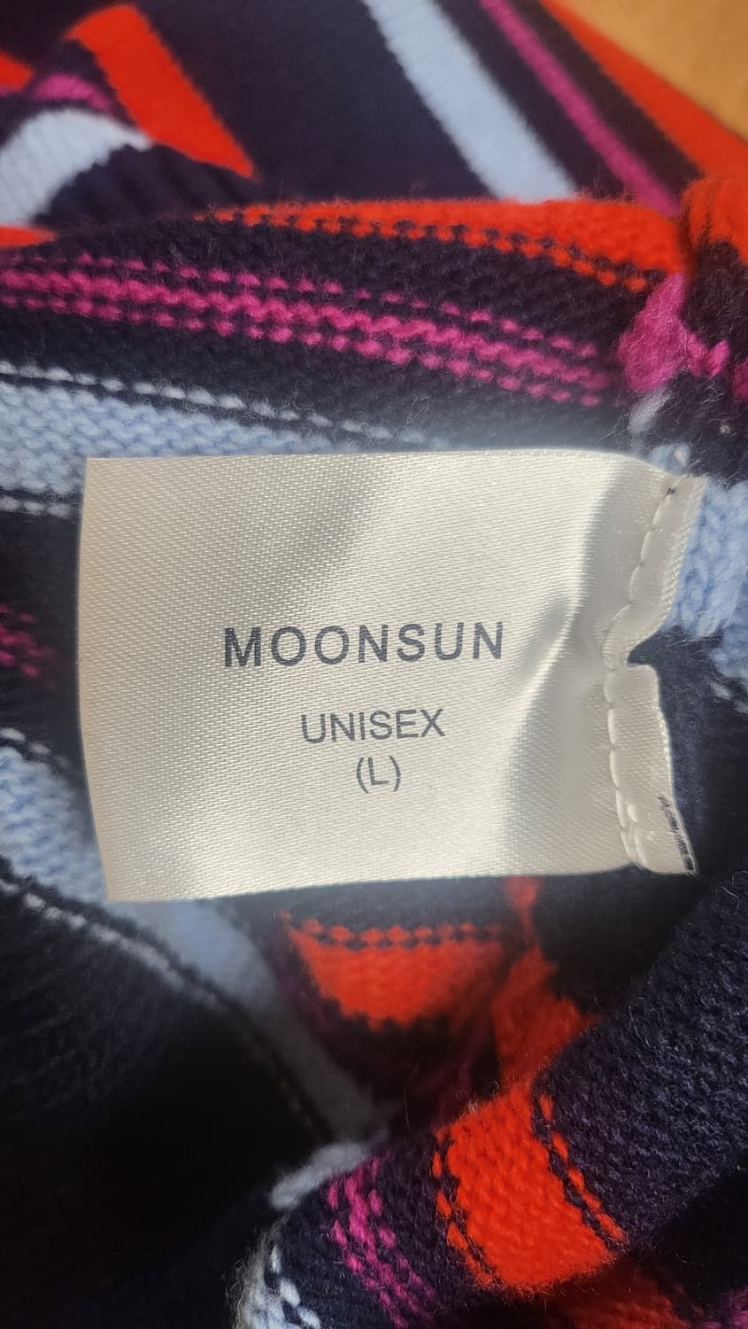 MOONSUN COTTON 스트라이프 긴팔 티 L 상품이미지4
