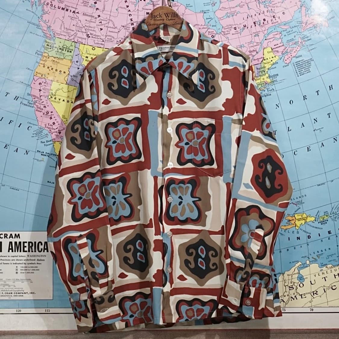 크리스찬 디올 80s 패턴 셔츠 상품이미지1