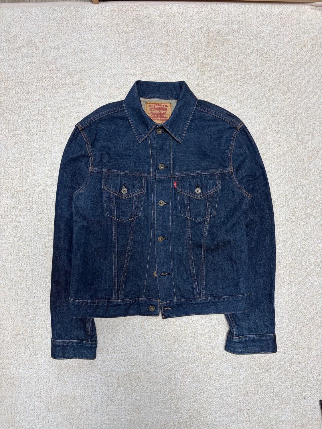 L) 90s 일본제 리바이스 70504 데님 트러커 자켓 3세대 상품이미지1