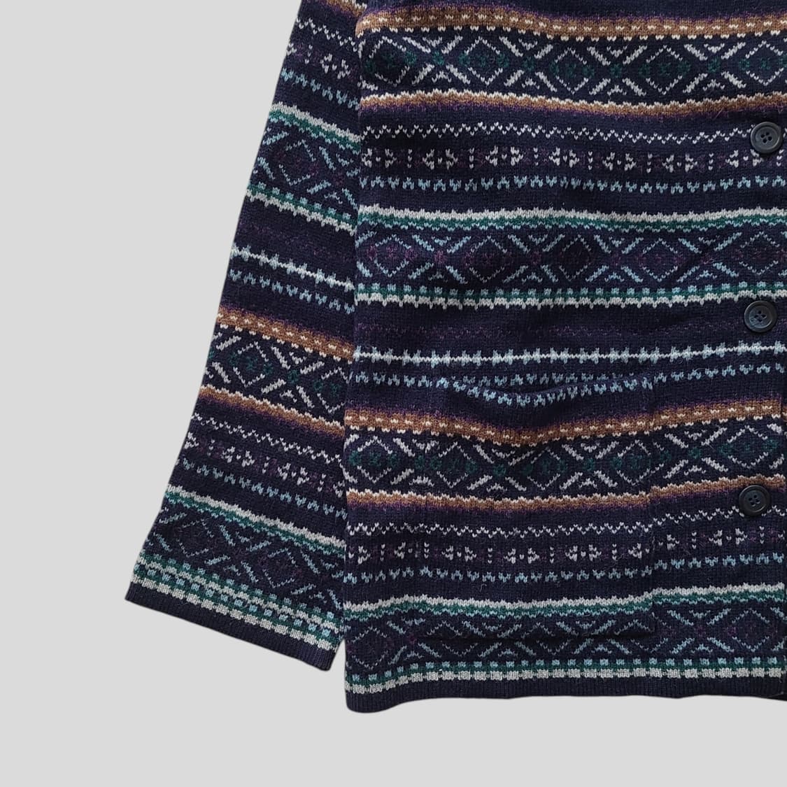 엘엘빈 페어아일 울 가디건 상품이미지4