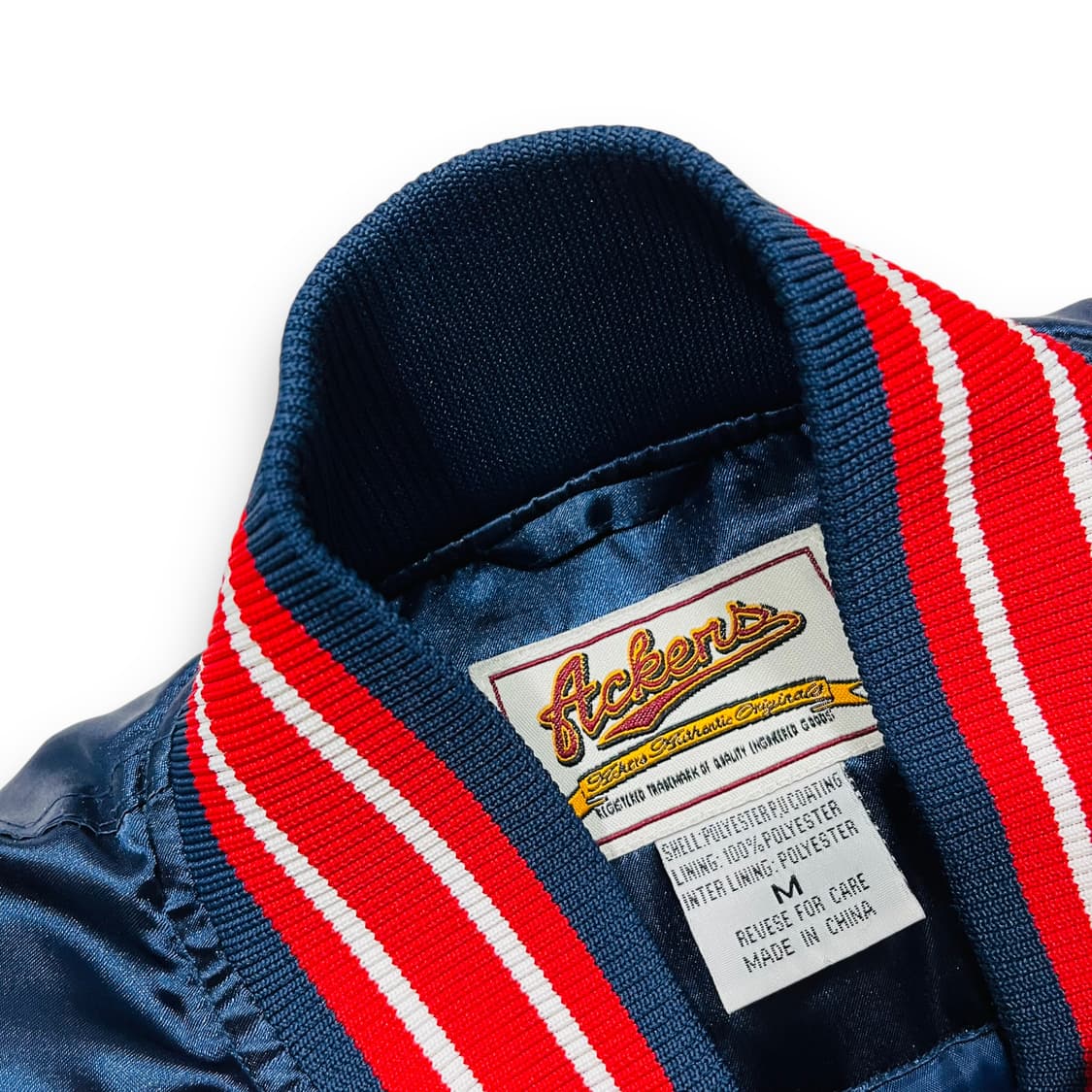 Ackers BOSTON 베이스볼 올드스쿨 바시티 자켓 상품이미지4