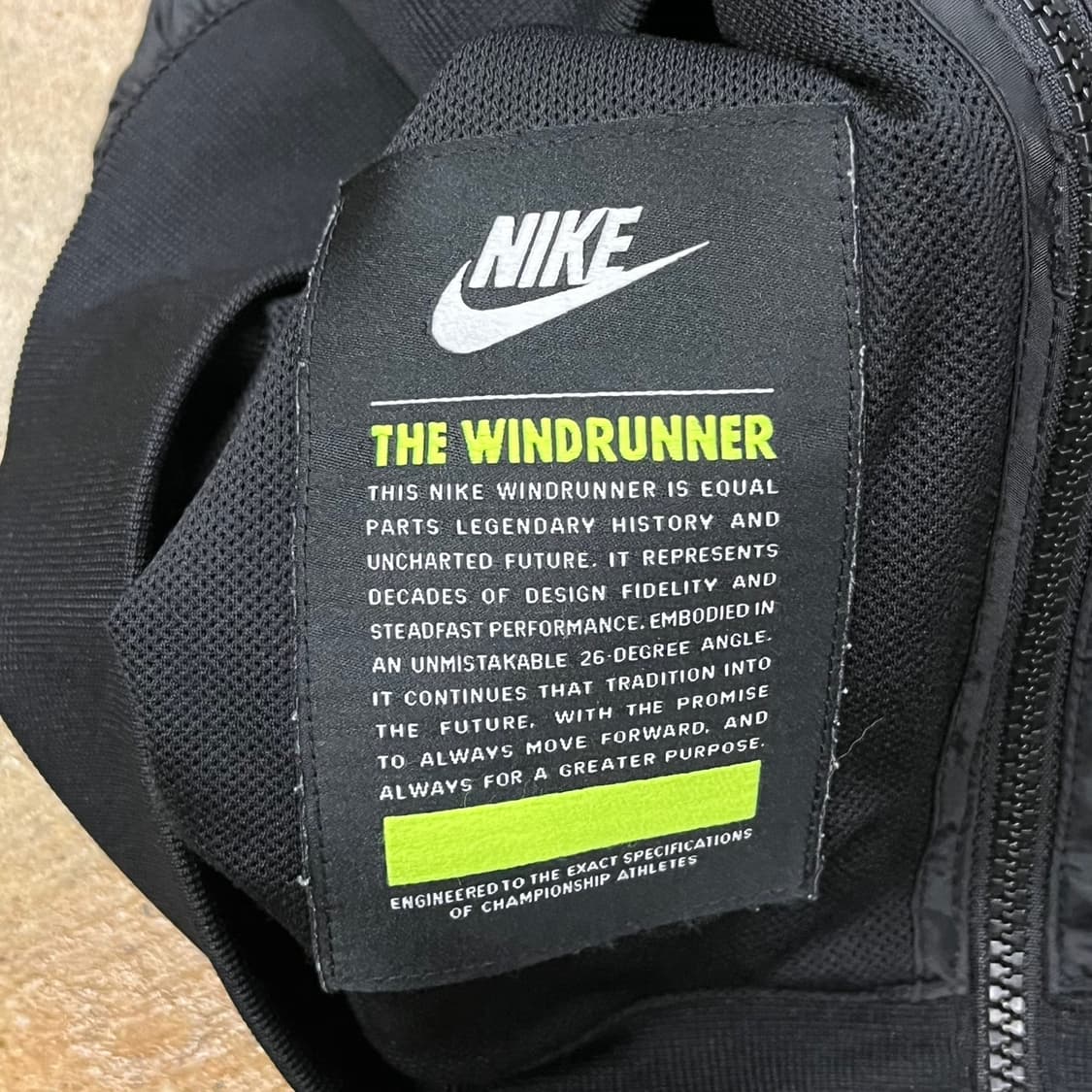 [정품/M] 나이키 블랙 바람막이 후드집업 b17 상품이미지6
