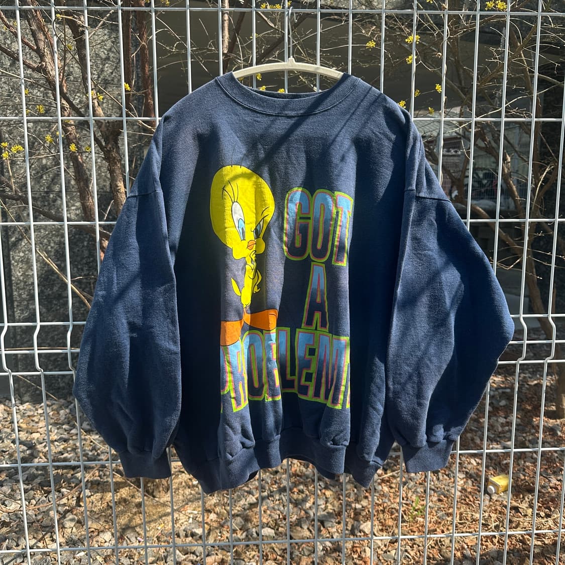97 looney tunes tweety sweat shirt navy 상품이미지1