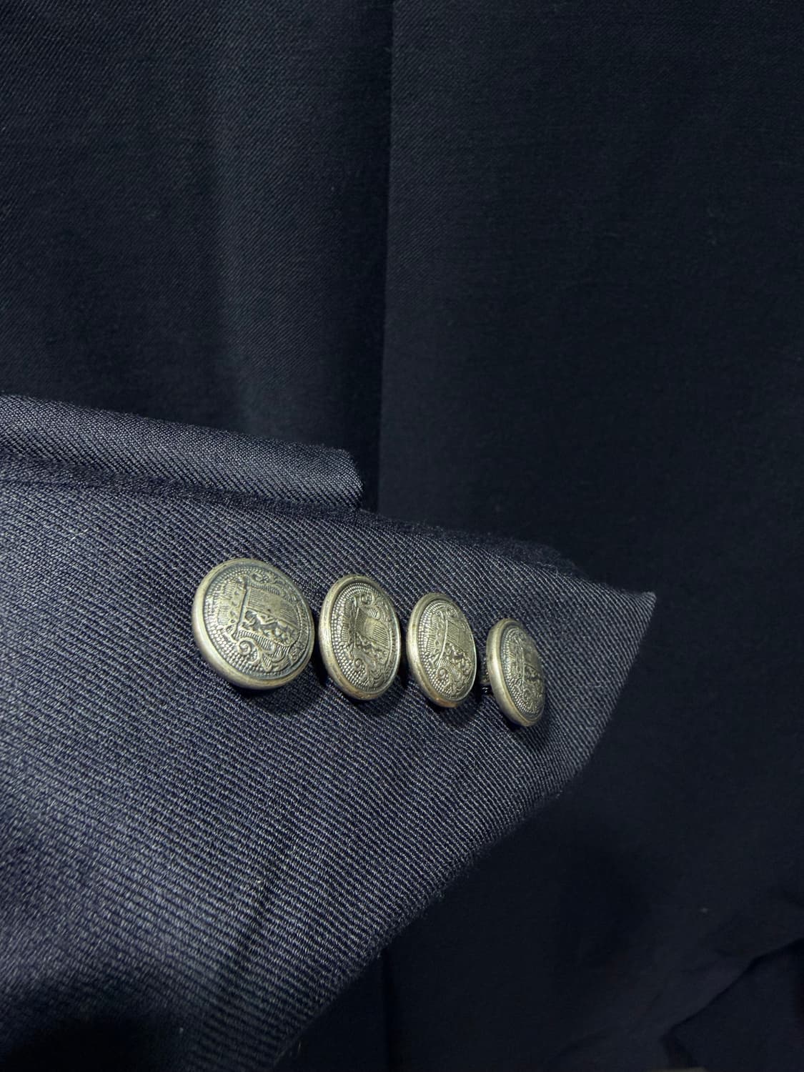 44L 폴로랄프로렌 각인 버튼 딥네이비 울 블레이저 상품이미지7