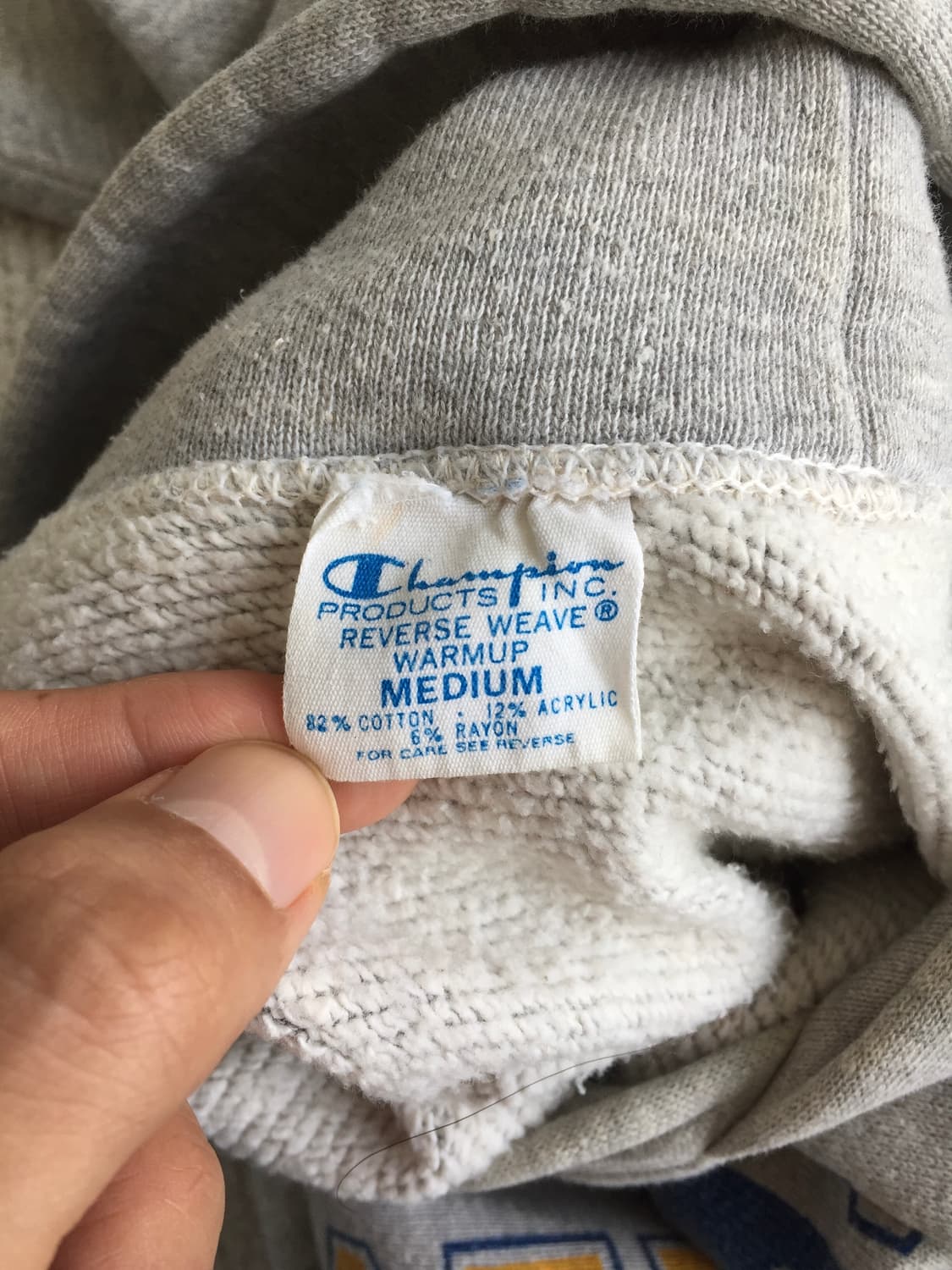 70‘s usa champion reverse weave hoodie 상품이미지7