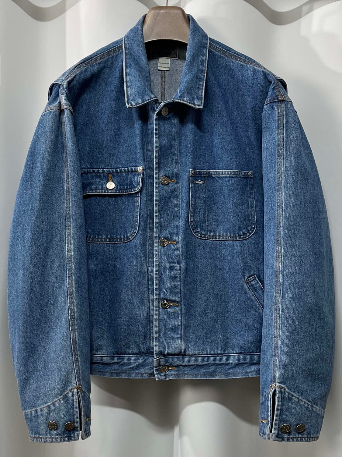 90's 폴로 랄프로렌 usa 덩가리 트러커 데님 자켓 상품이미지1
