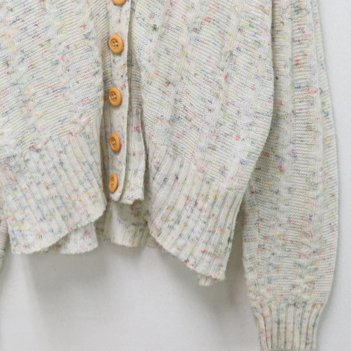 90'S  울 니트 브이넥 가디건 62397 상품이미지4