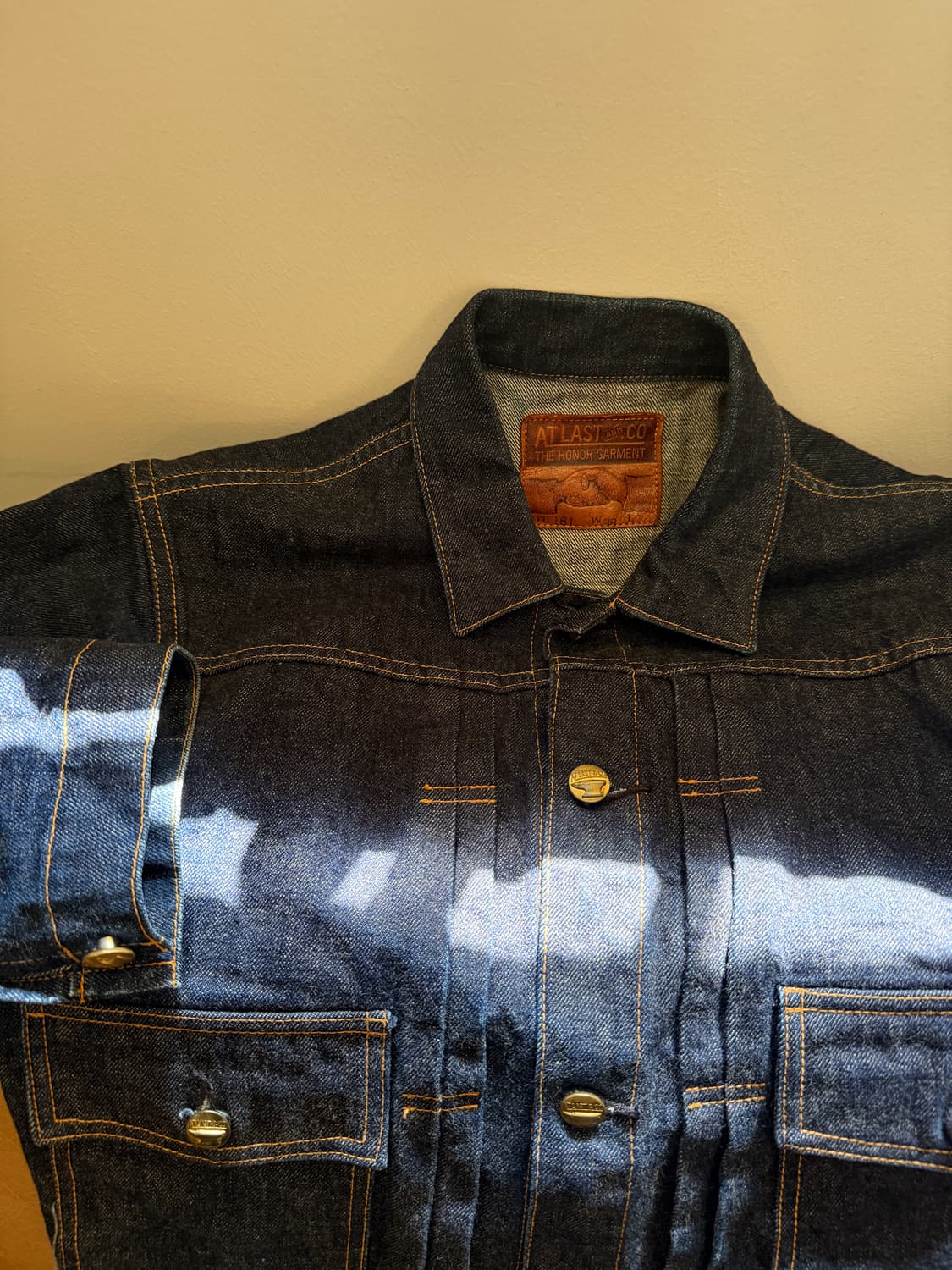 타임원클로딩 엣라코 161 자켓 지쟌 38 셀비지데님 상품이미지3