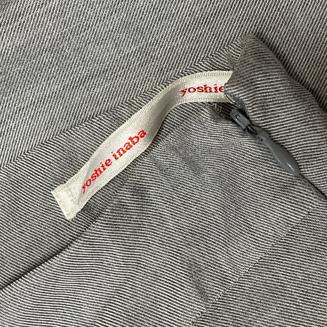 Yoshie inaba 그레이 H라인 스커트 상품이미지3