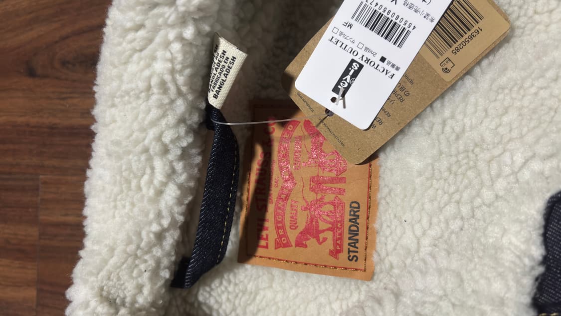 (리바이스) 쉐르파 데님 트러거 자켓 S 상품이미지3