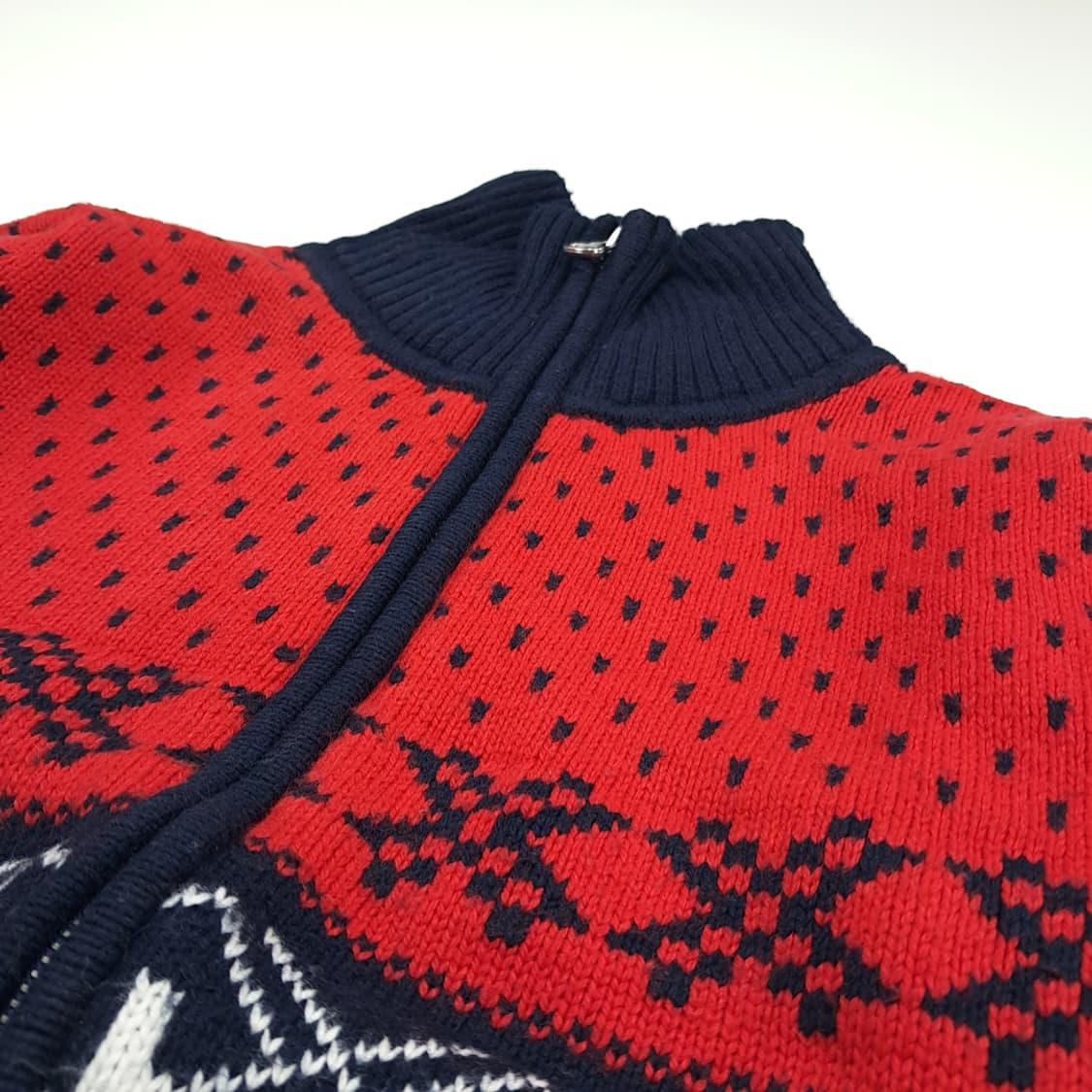 CN973 S 타미힐피거 노르딕 스노우 풀집업 니트 스웨터 상품이미지3