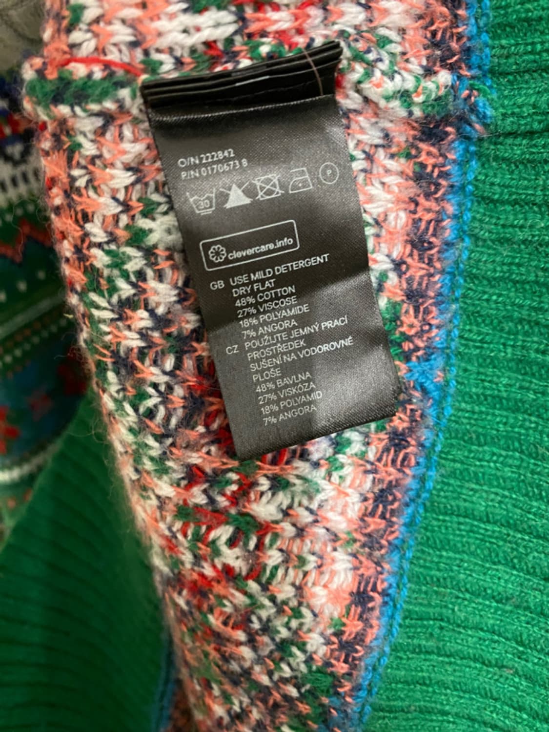 H&M L.O.G.G. fair isle knit 상품이미지6