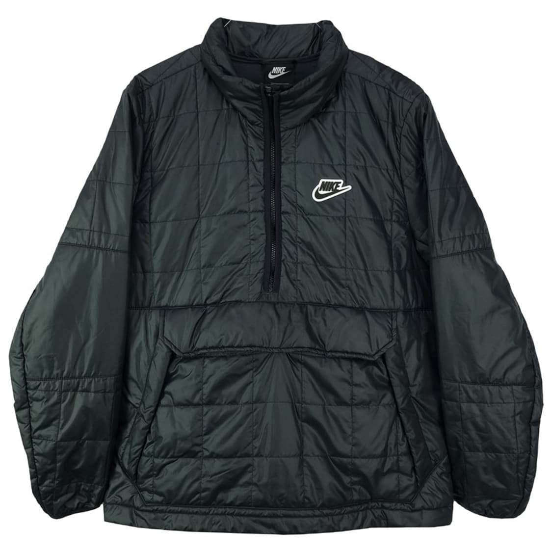 [나이키] 로고 패치 하프집업 아노락 경량 패딩 블랙 M18154 상품이미지2