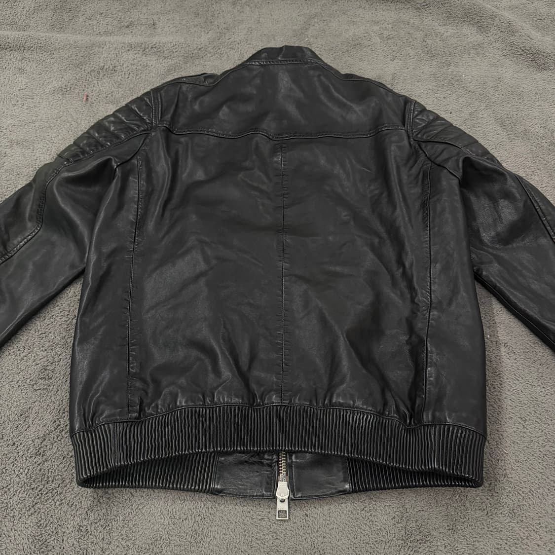 [ 정품/L ] 올세인츠 블랙 양가죽 라이더 자켓 상품이미지4