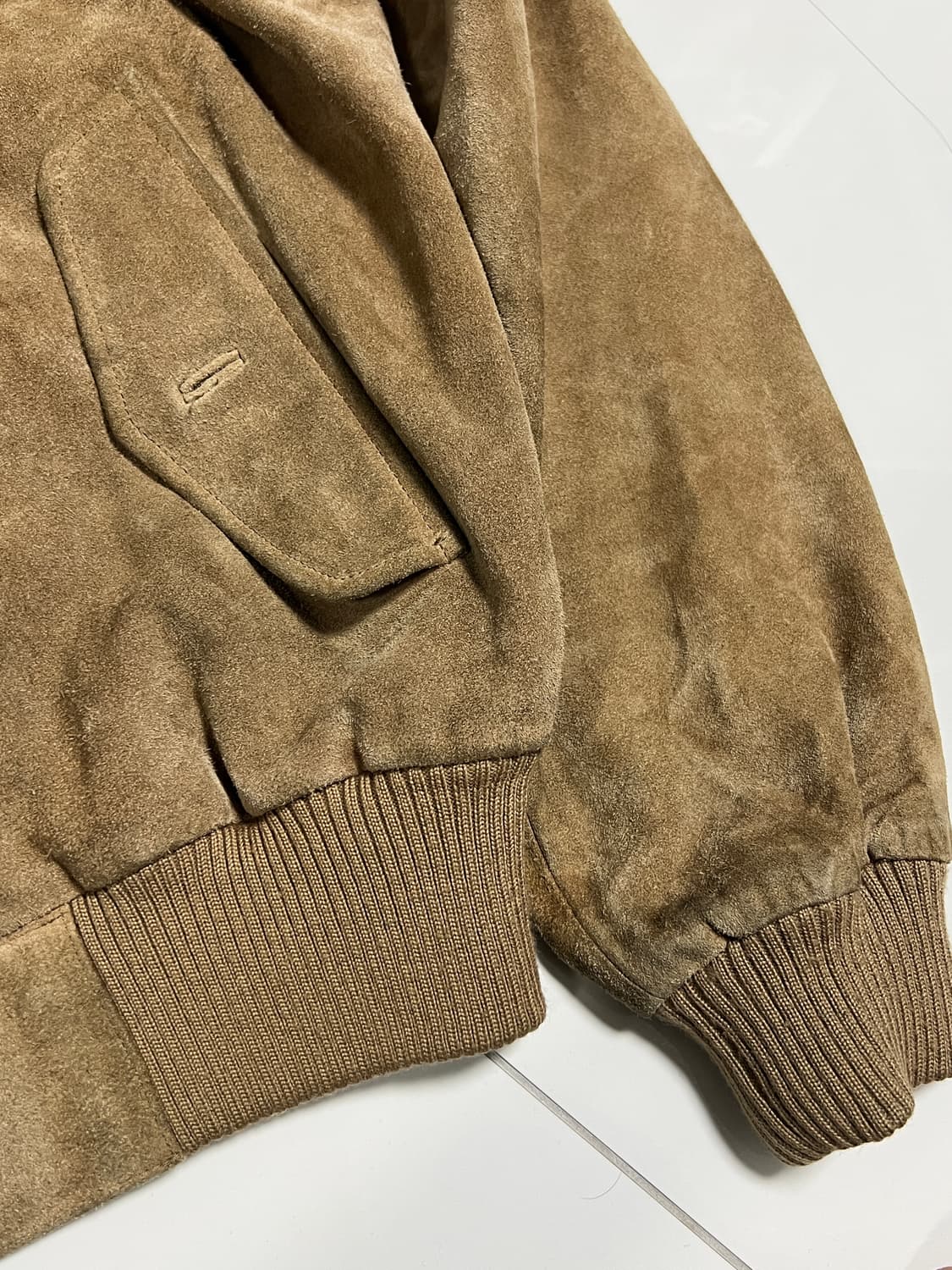 90s 폴로 랄프로렌 스웨이드 해링턴 자켓 L 바라쿠타 G9 상품이미지4