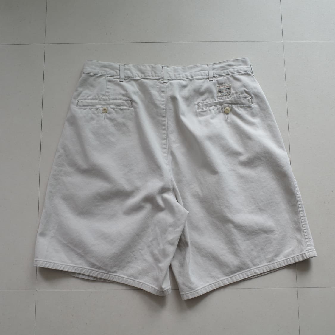 90s 폴로 랄프로렌 어센틱 사각탭 투턱 치노쇼츠 상품이미지6