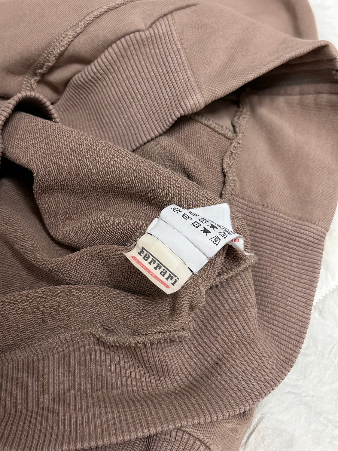 푸마 페라리 F1 후드 집업 브라운 미디움 상품이미지7