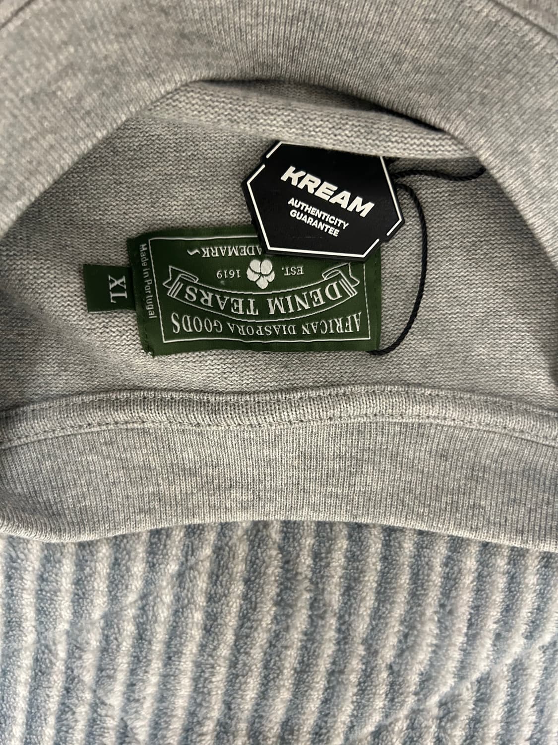 데님티어스 롱슬리브 그레이 xl 상품이미지3