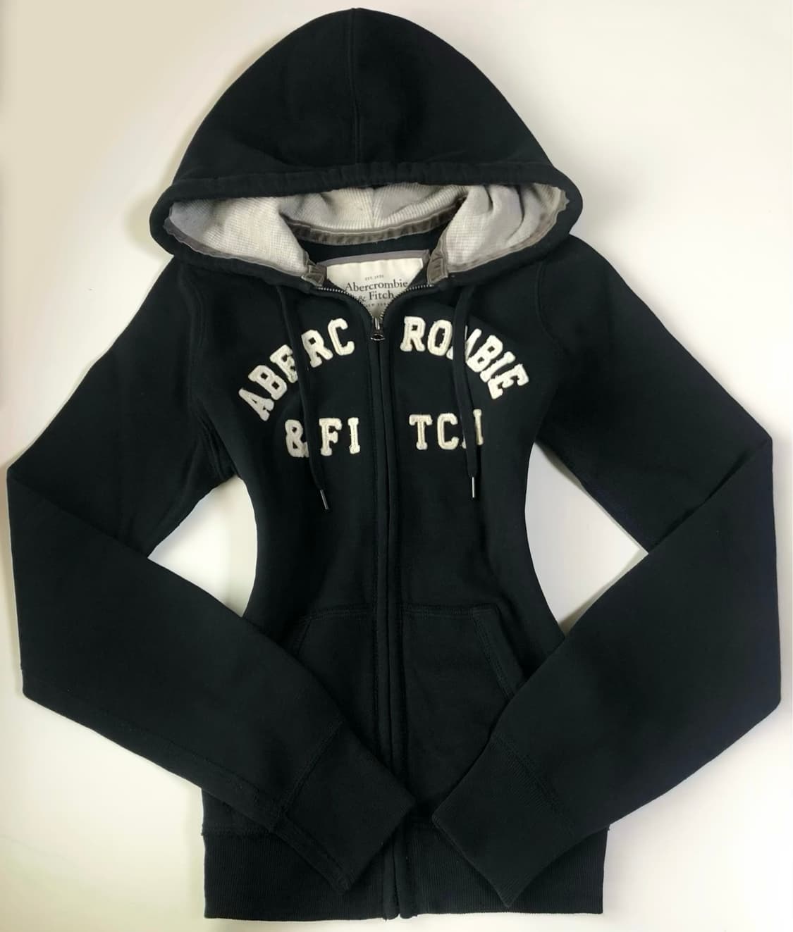 대대장 양홍원 아베크롬비 딱붙핏 후드집업 s 다크네이비 상품이미지1