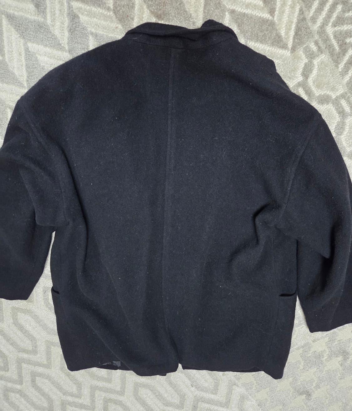 블랙 빈티지 코트 상품이미지2