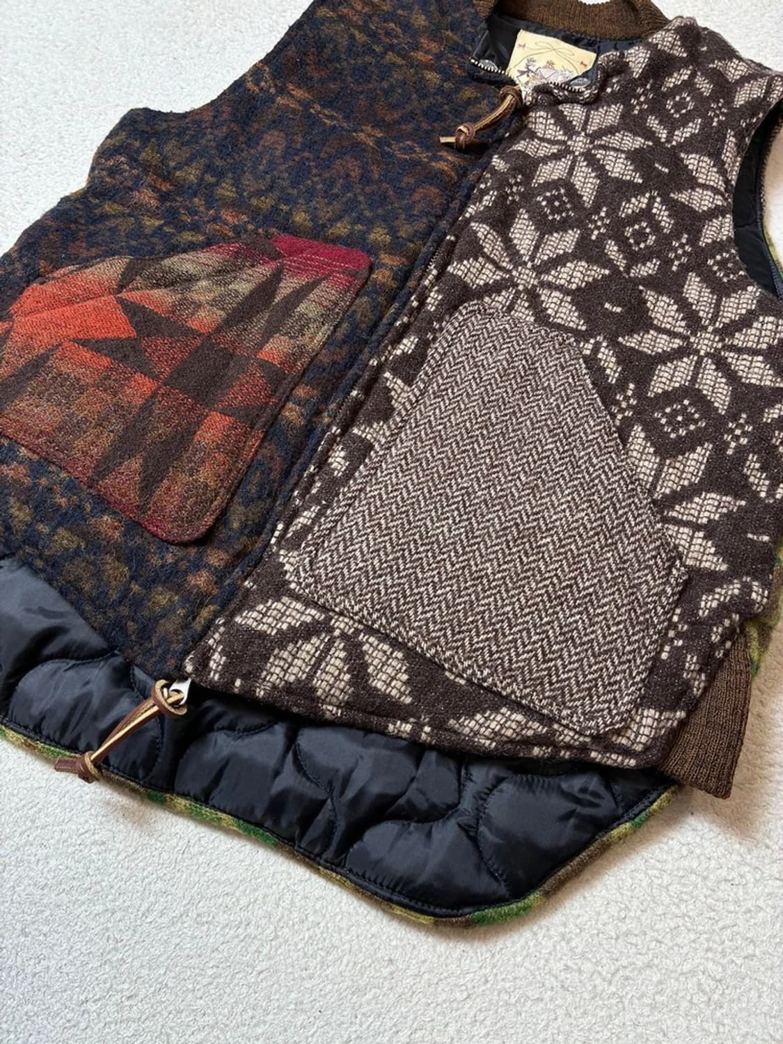 모니탈리 Monitaly USA 유틸리티 울 베스트 PN7624 상품이미지3