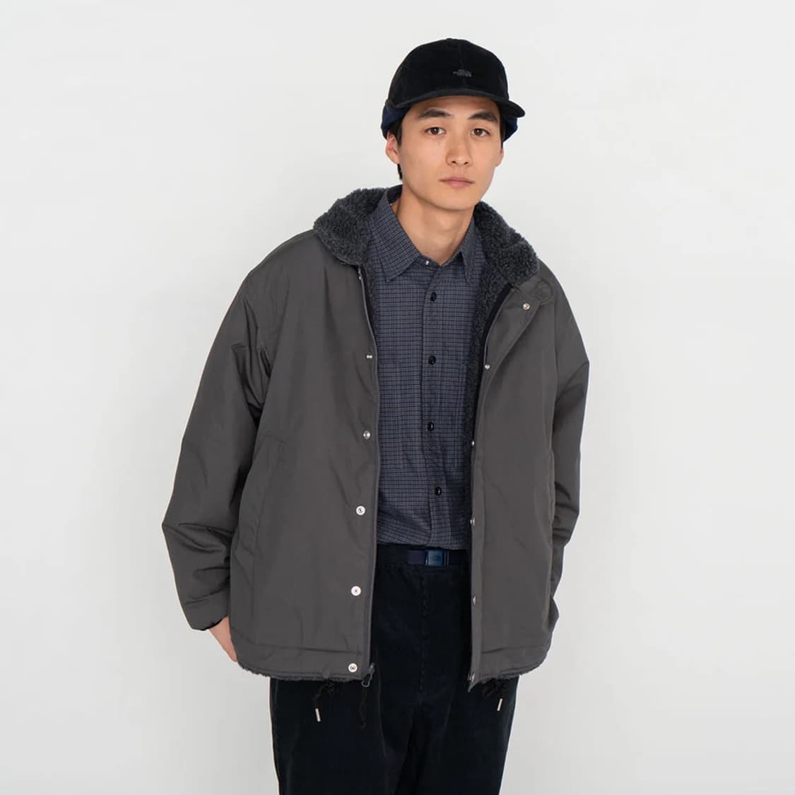 [L] 노스페이스 퍼플라벨 나나미카 울 보아 필드 리버서블 자켓 상품이미지3