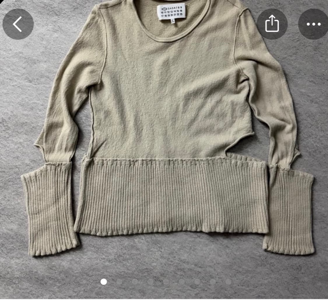 마르지엘라 컷아웃 니트 상품이미지1