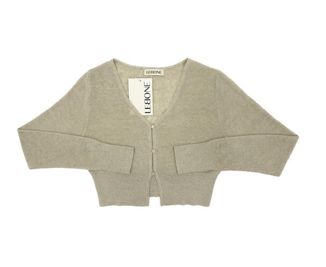 미뉴에트제작 린넨가디건 베이지 상품이미지7