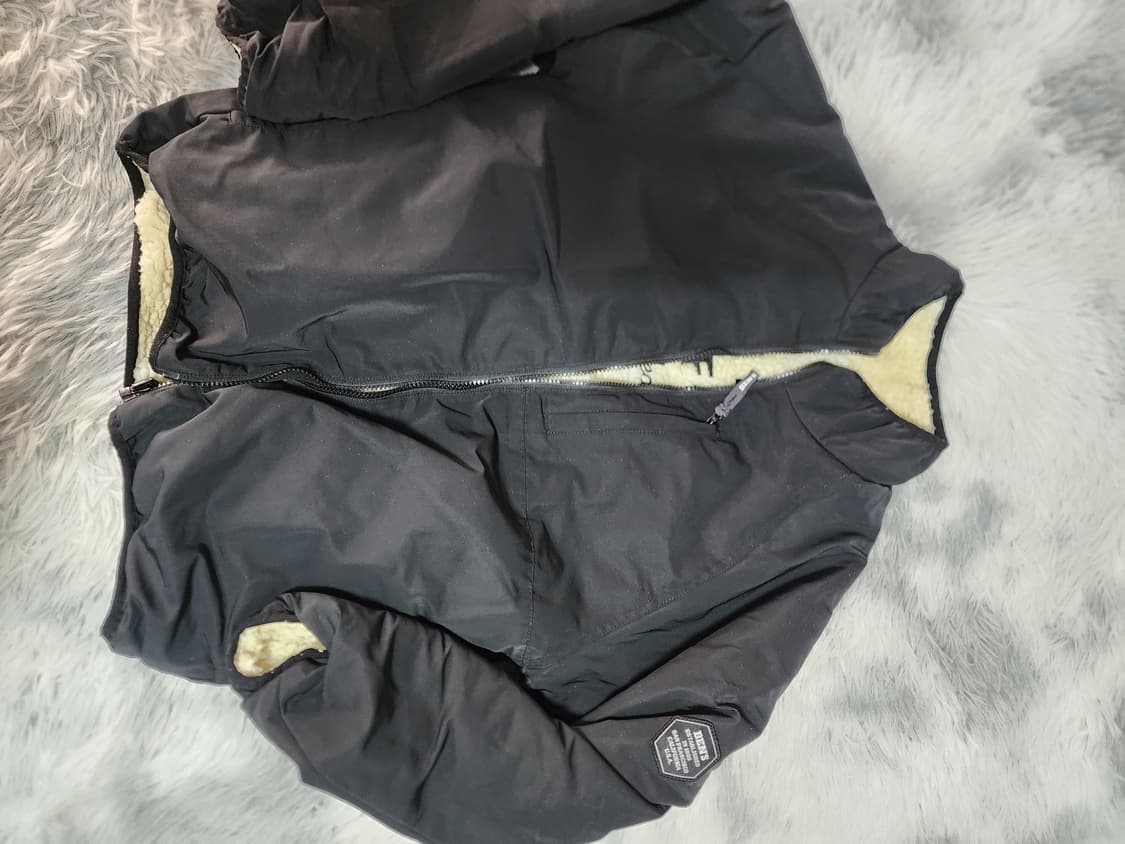 벤 데이비스 리버시블 아이보리 양털 플리스 자켓 상품이미지3