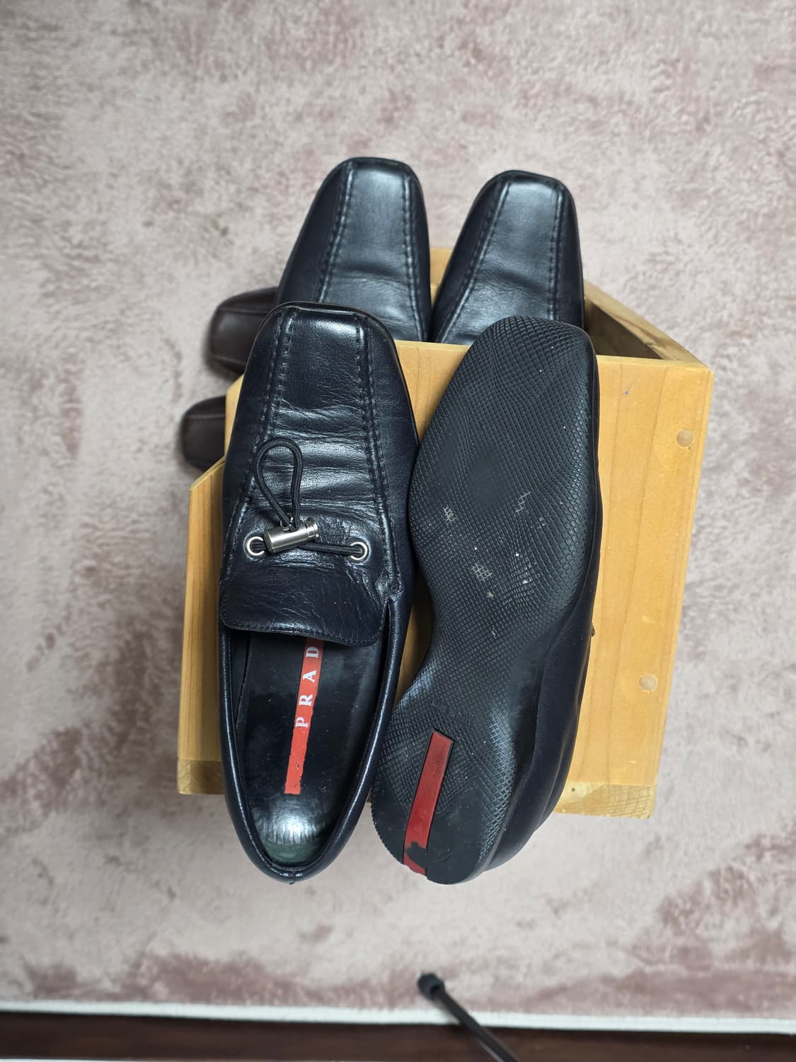 00s PRADA SPORT Toggle Sport Loafers  상품이미지4