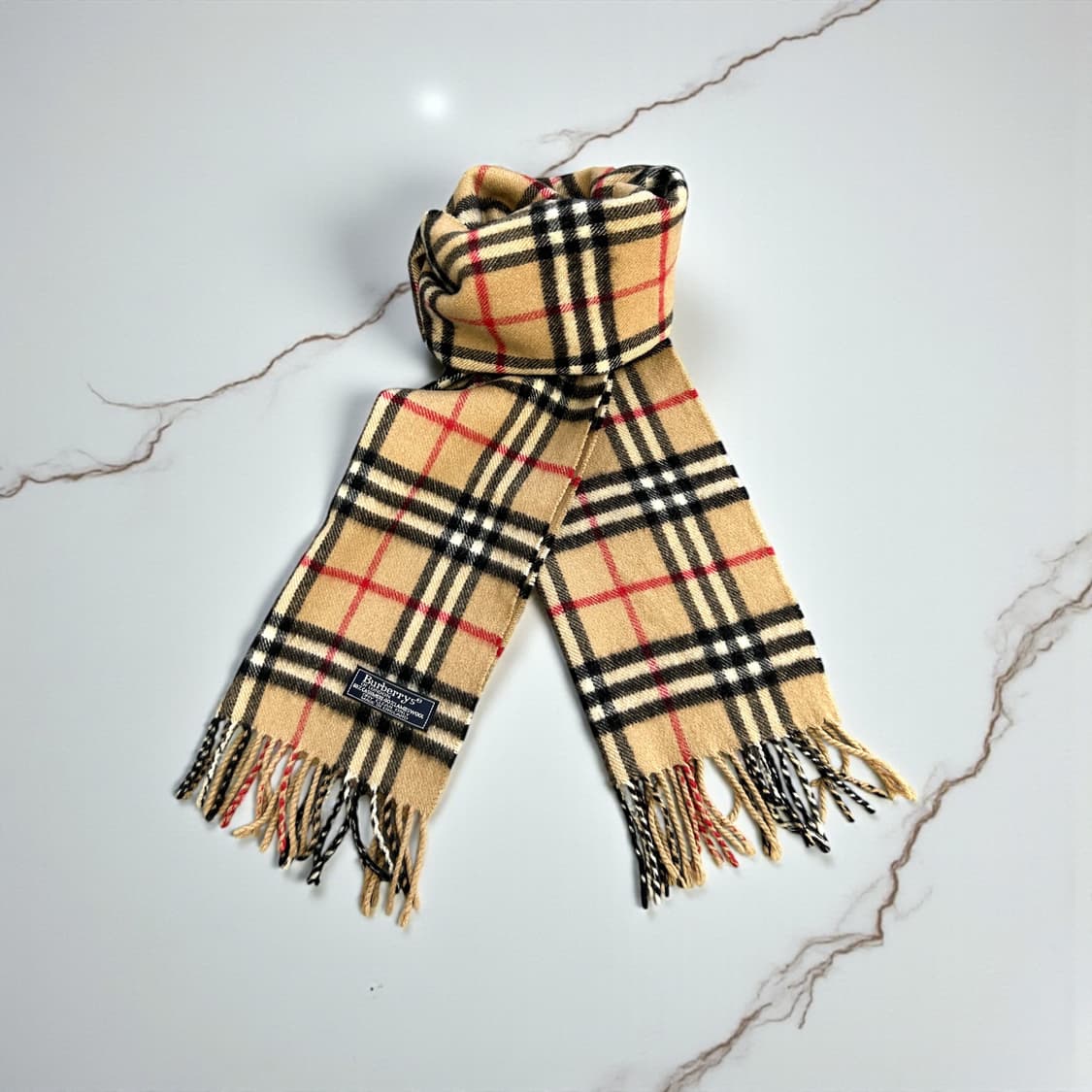 버버리 노바체크 캐시미어X램스울 머플러 상품이미지8
