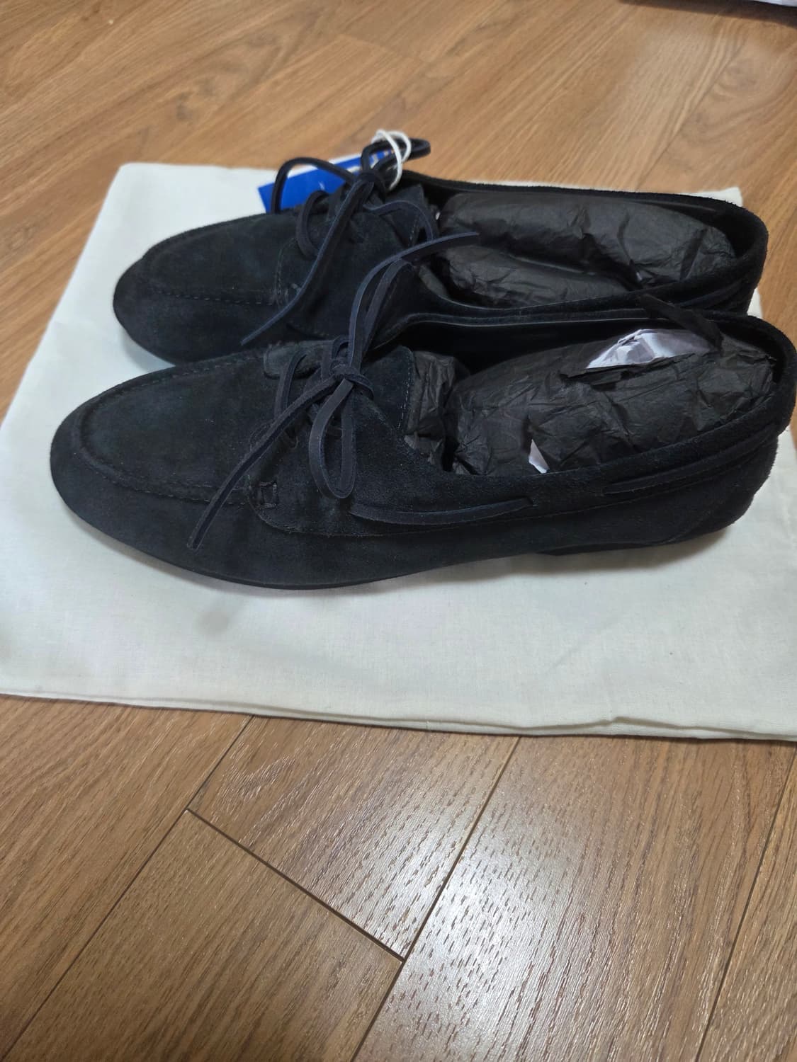 자라 x 아론리바인 레더데크슈즈 275사이즈 팝니다. 상품이미지10