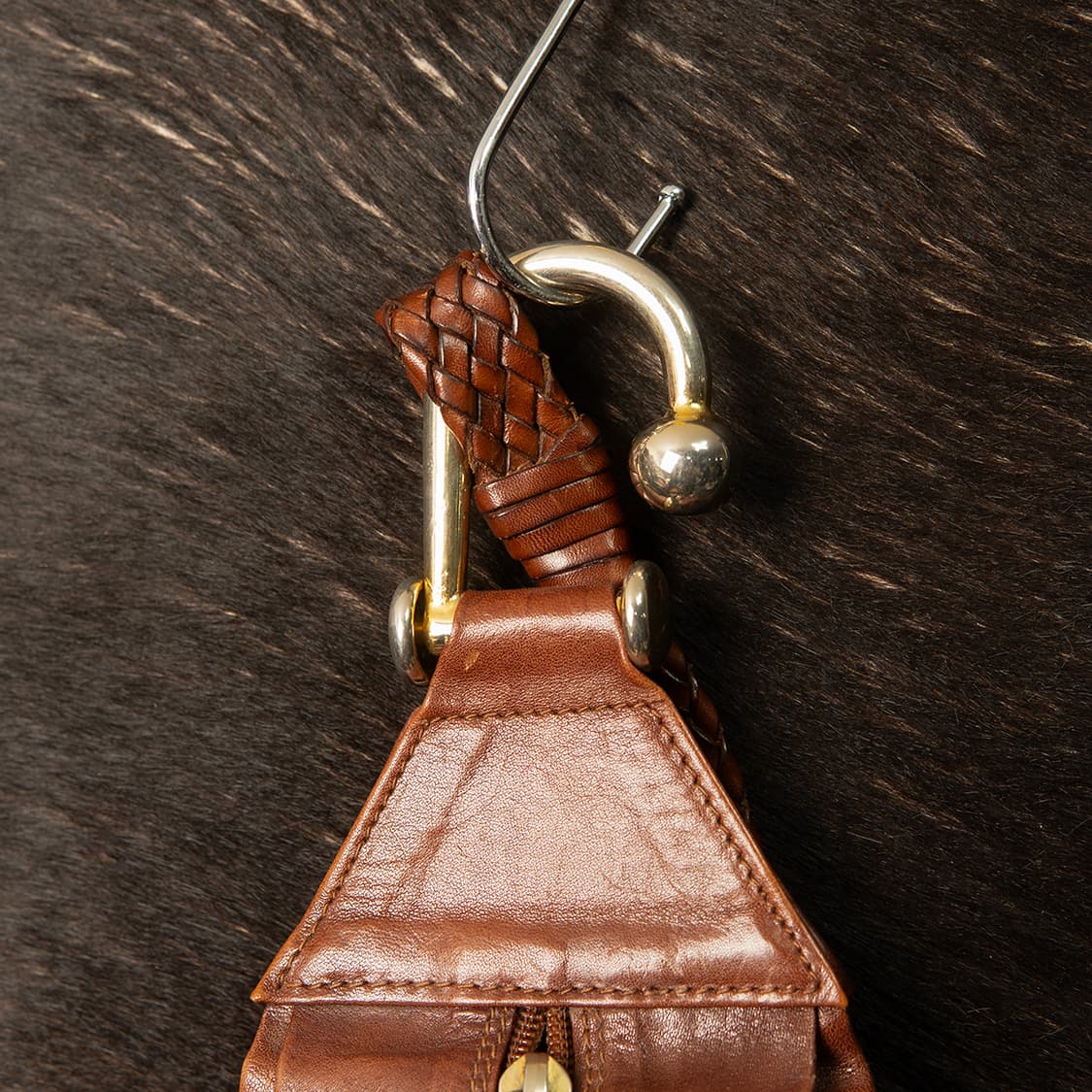 90s JACOBSON'S 이태리 메이드 리얼 레더 슬링 백  상품이미지4