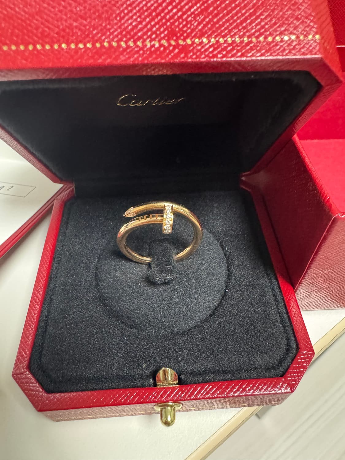 까르띠에 저스트앵끌루 클래식 다이아반지 58호 상품이미지3
